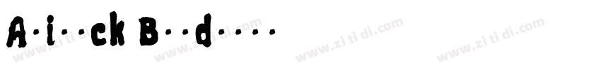 Avilock Bold字体转换